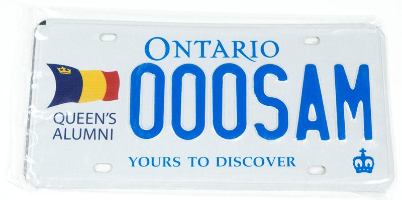 Queen's Alumni License Plate (Ontario Only)