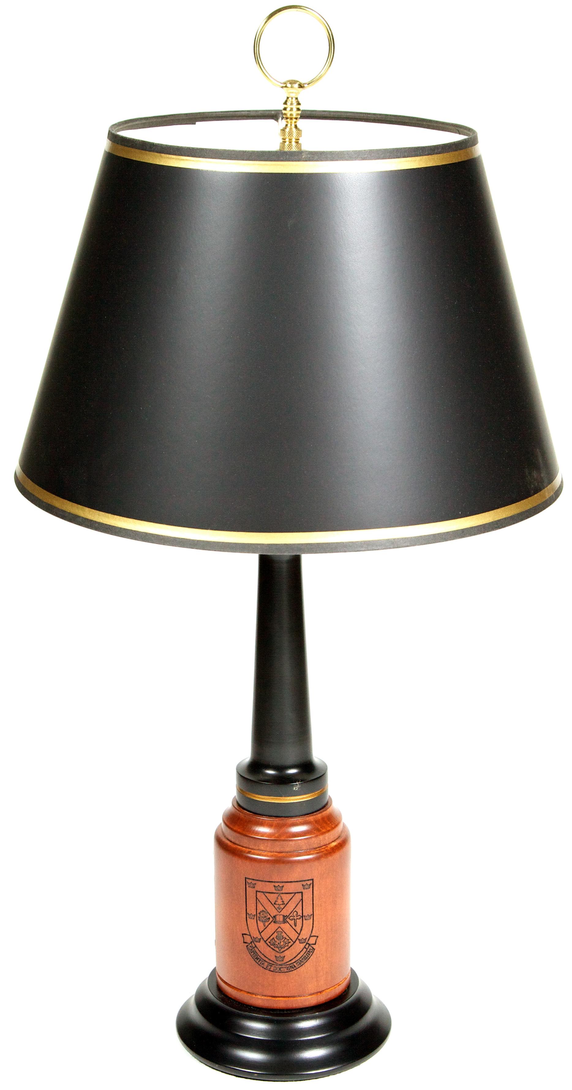 Solid Maple Queen's University Heritage Lamp